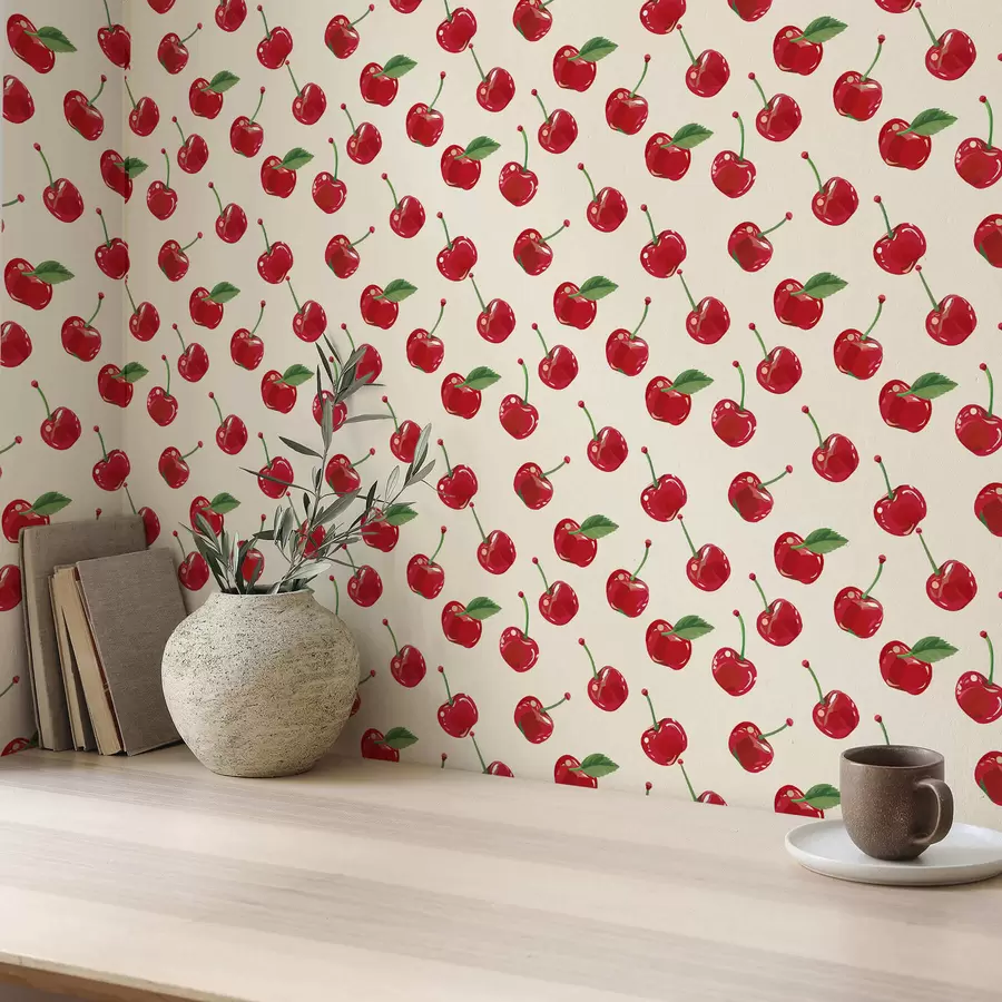 wall murals Juicy Cherries a01146