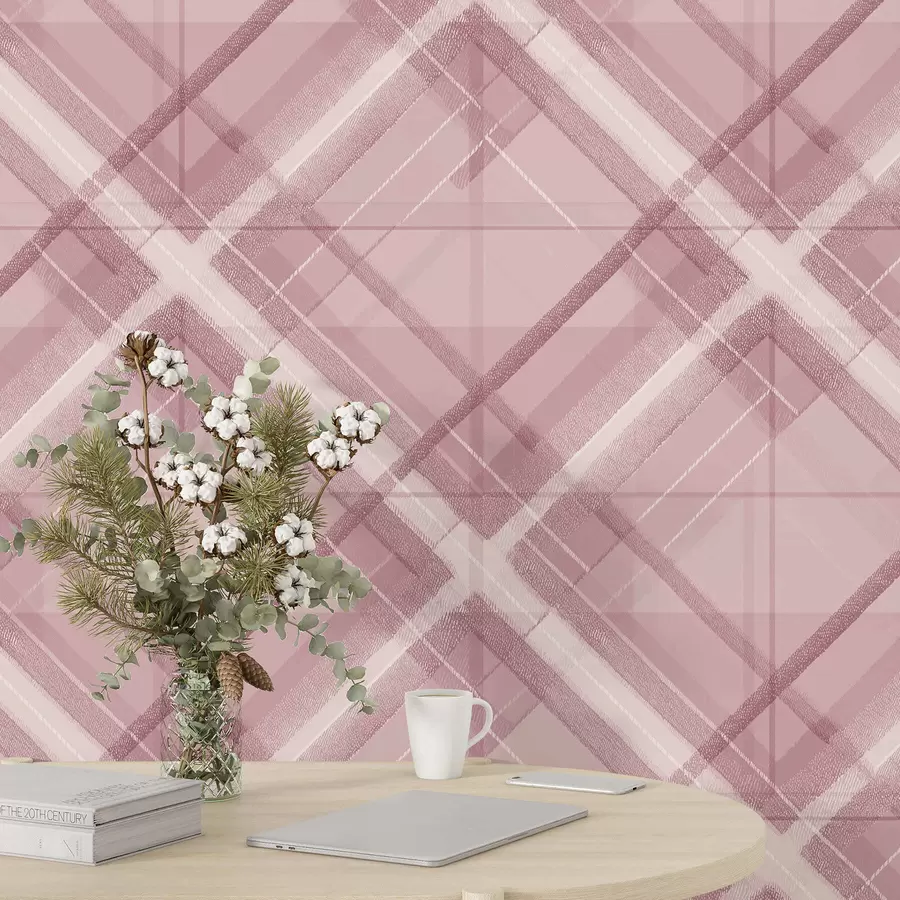 wall murals Textured Plaid a01149v2