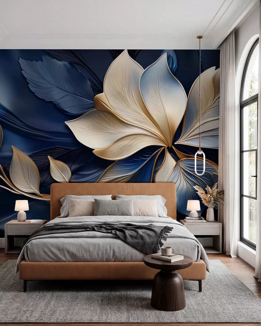 wall murals Blue harmony w05012