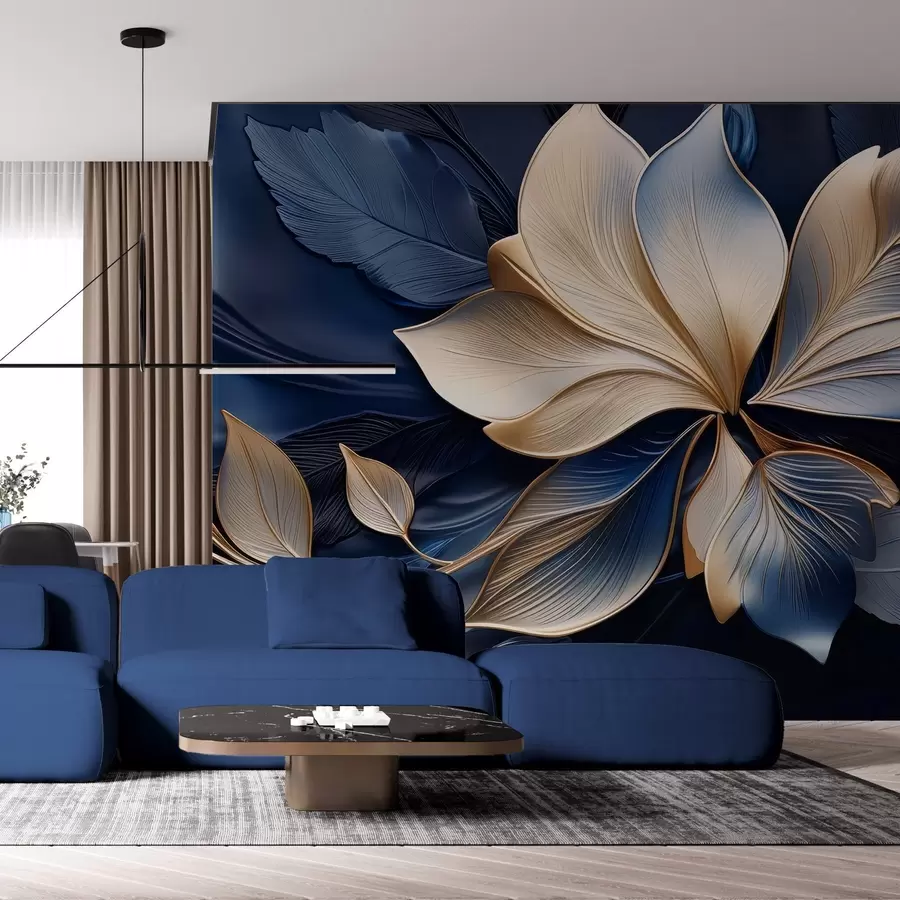 wall murals Blue harmony w05012
