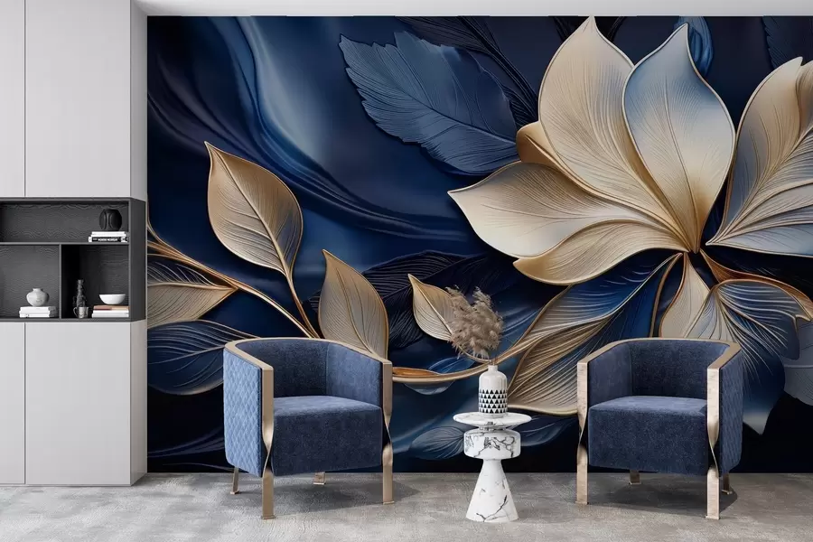 wall murals Blue harmony w05012