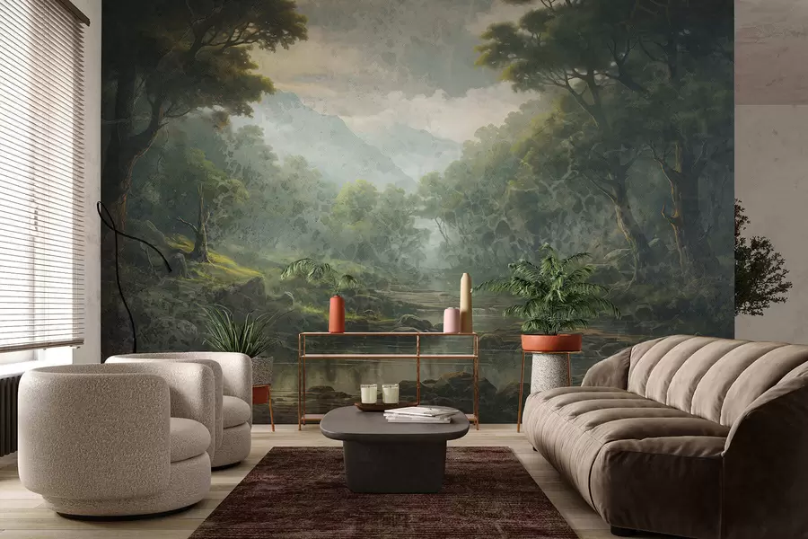 wall murals Forest silence w05171