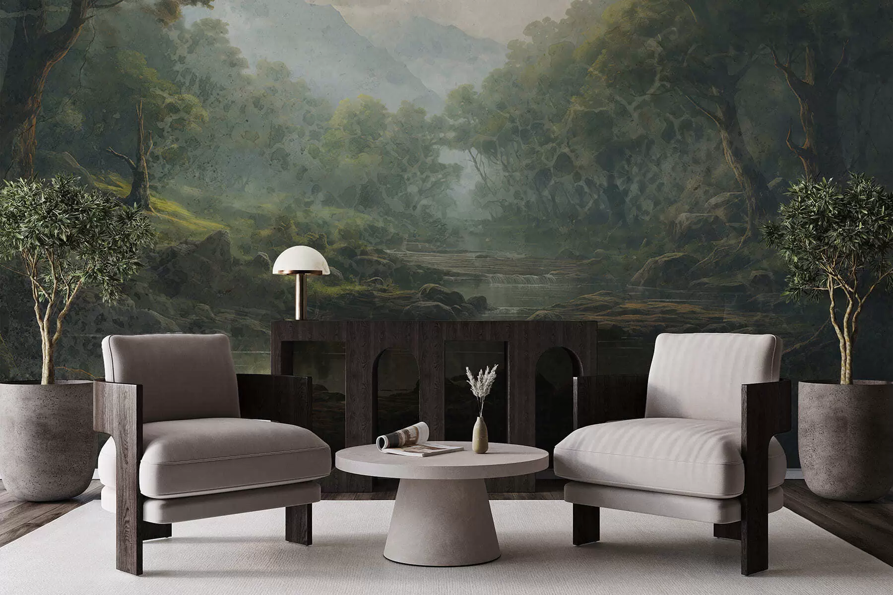 wall murals Forest silence w05171