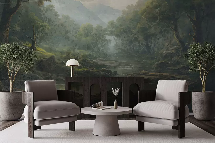 wall murals Forest silence w05171