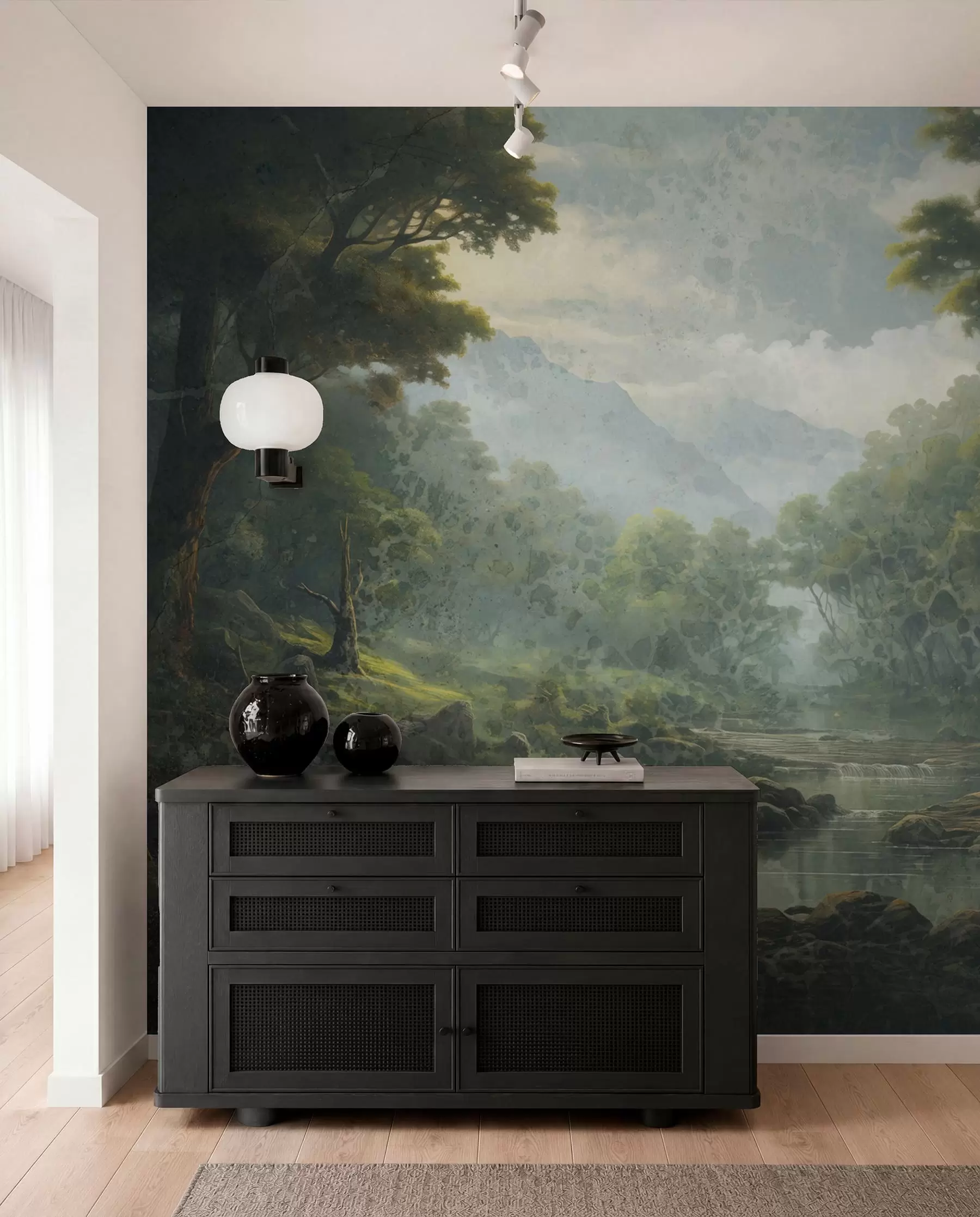 wall murals Forest silence w05171