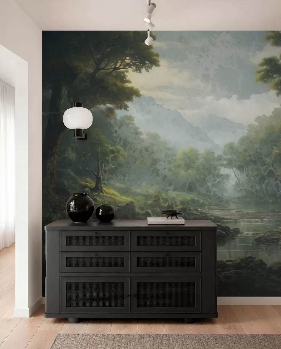 wall murals Forest silence w05171