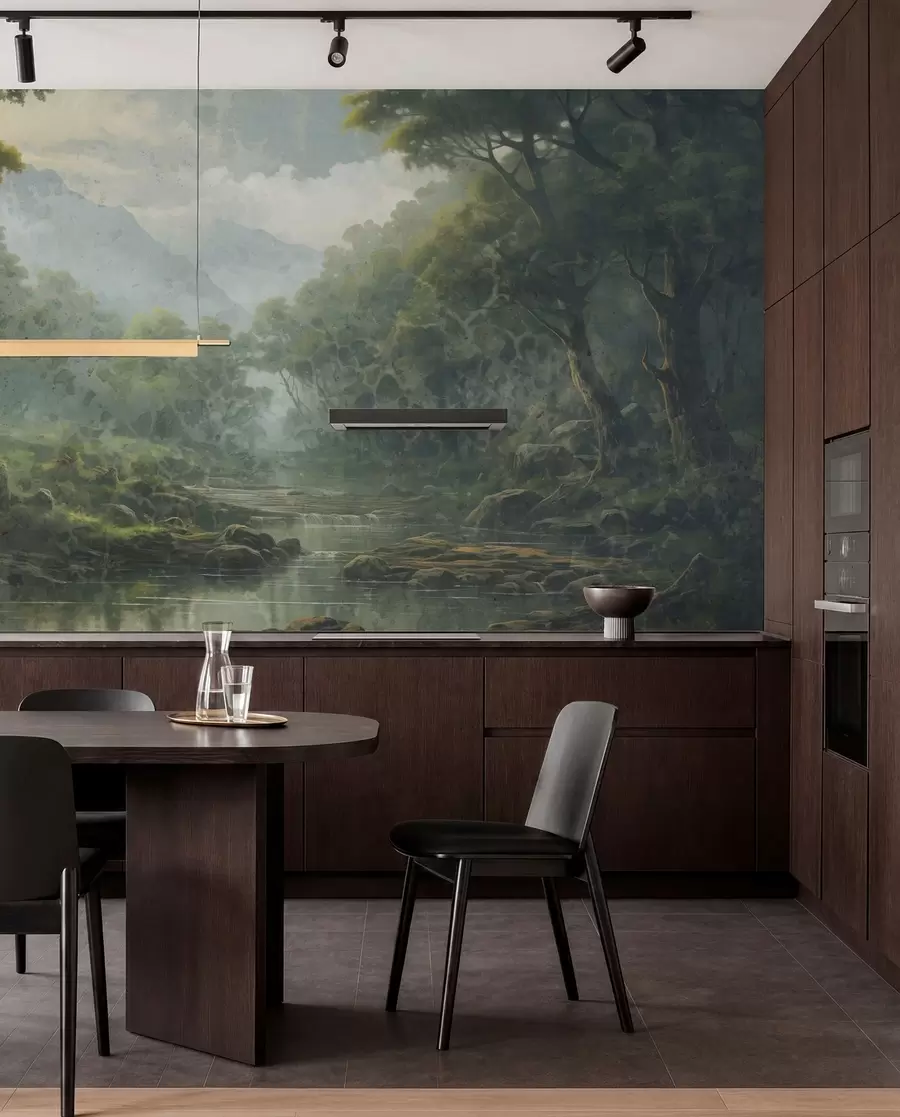 wall murals Forest silence w05171