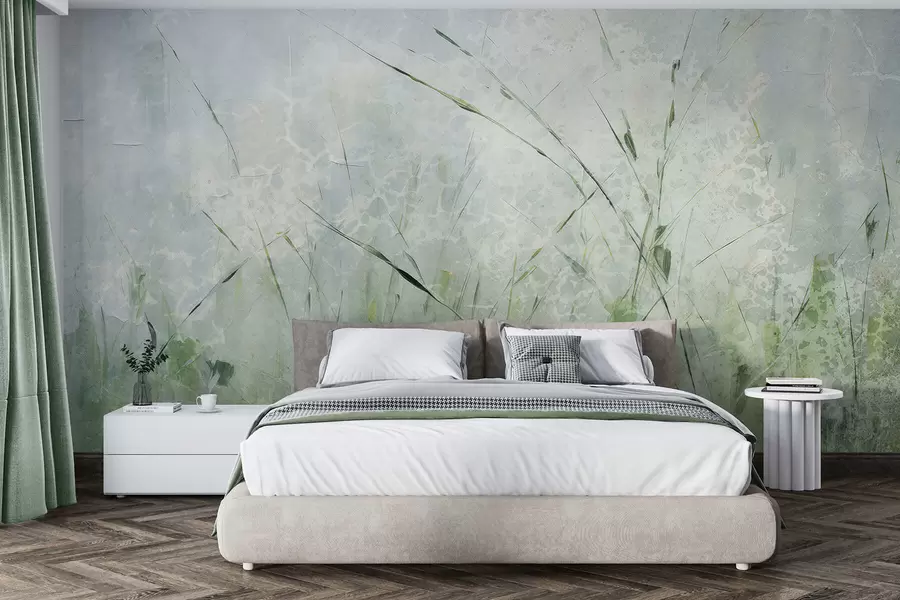 wall murals Grass lightness w05176