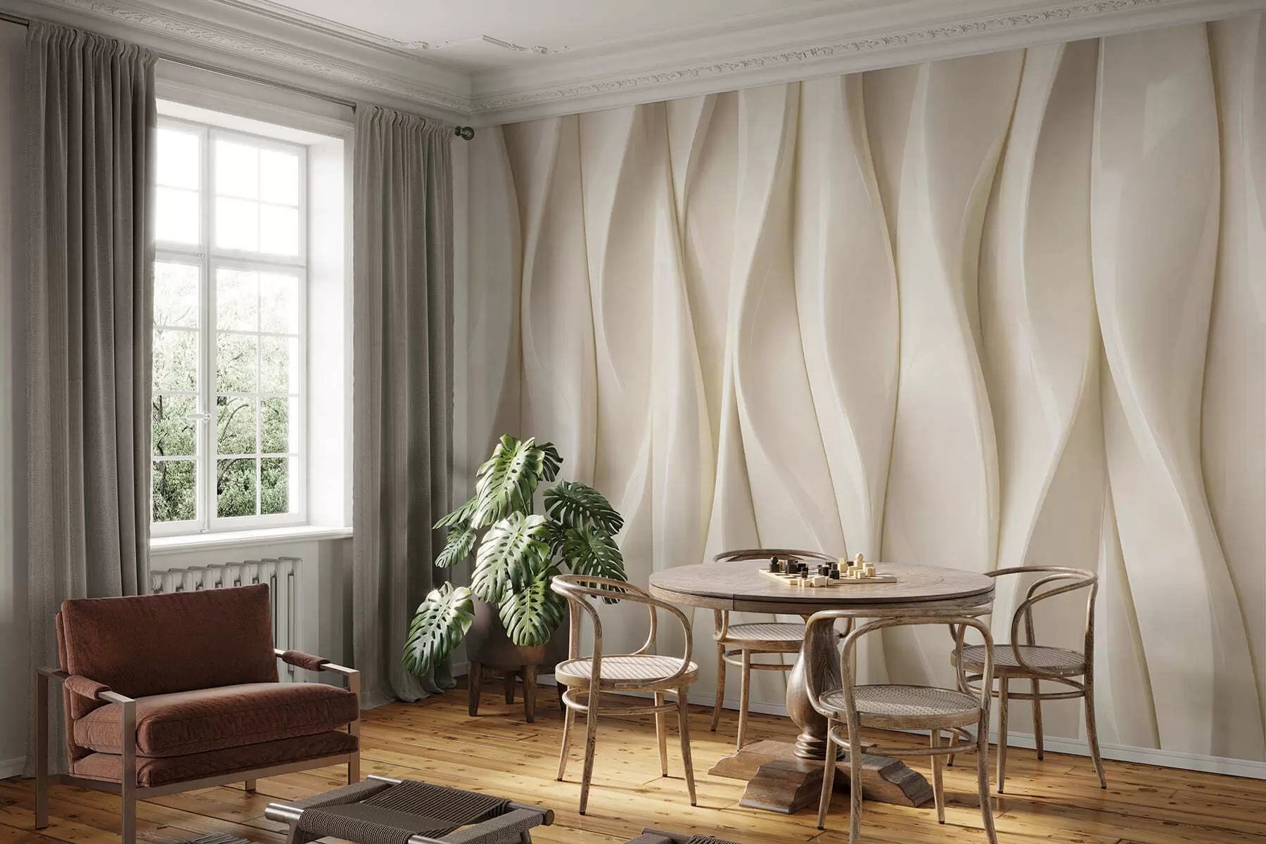 wall murals Veterical rhythm w05181