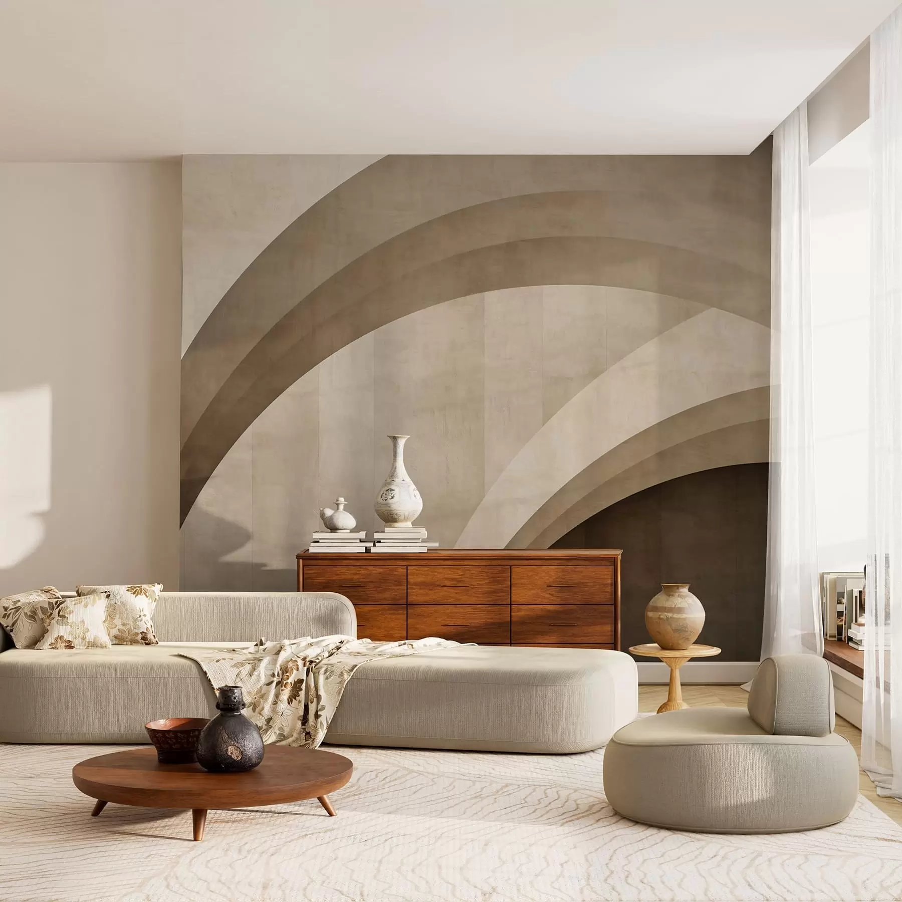 wall murals Abstract arches w05182