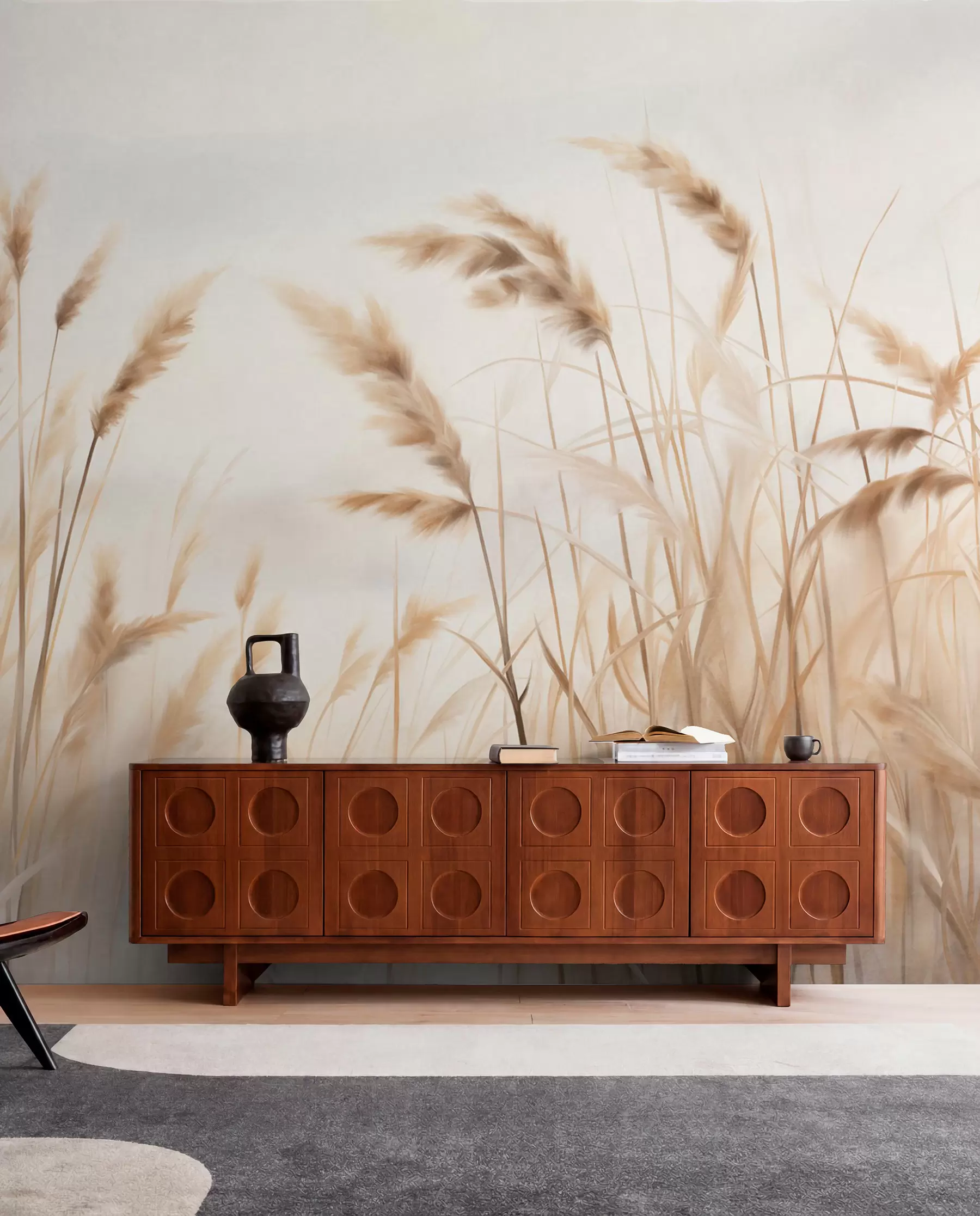 wall murals Golden Grasses w09648