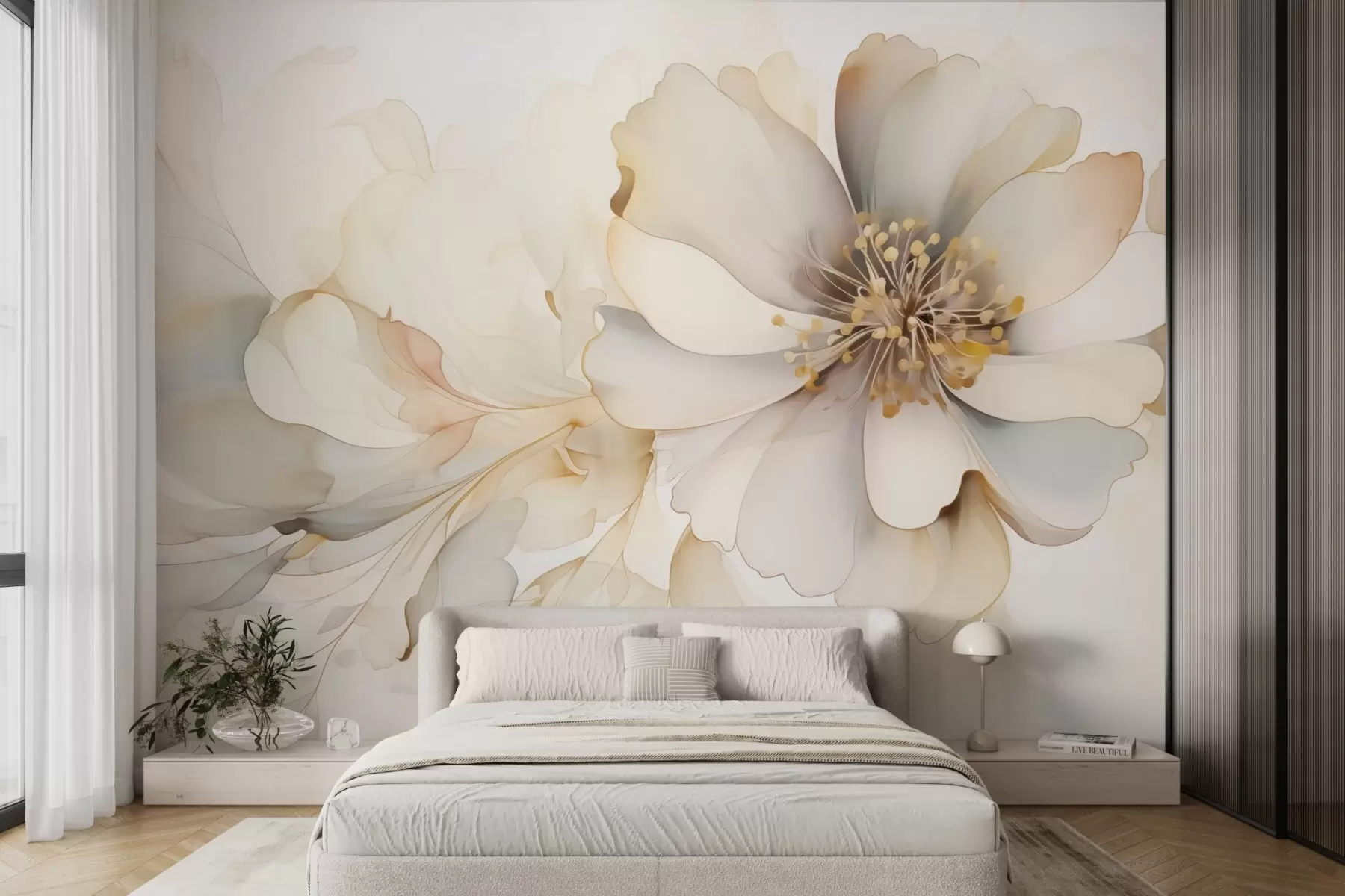 wall murals Delicate flower w05027