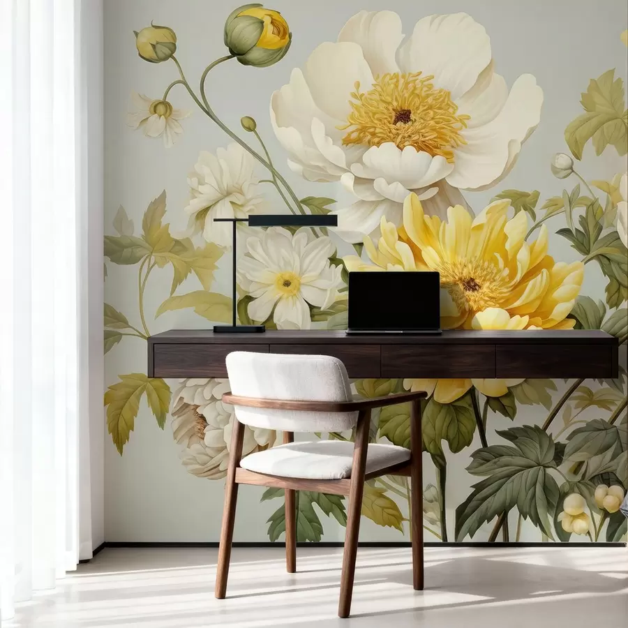 wall murals Luxurious bouquet w05170