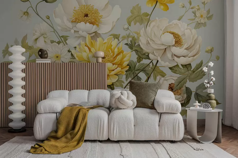 wall murals Luxurious bouquet w05170