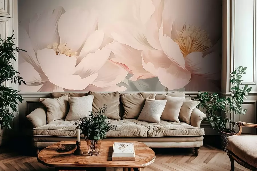 wall murals Peonies w05077
