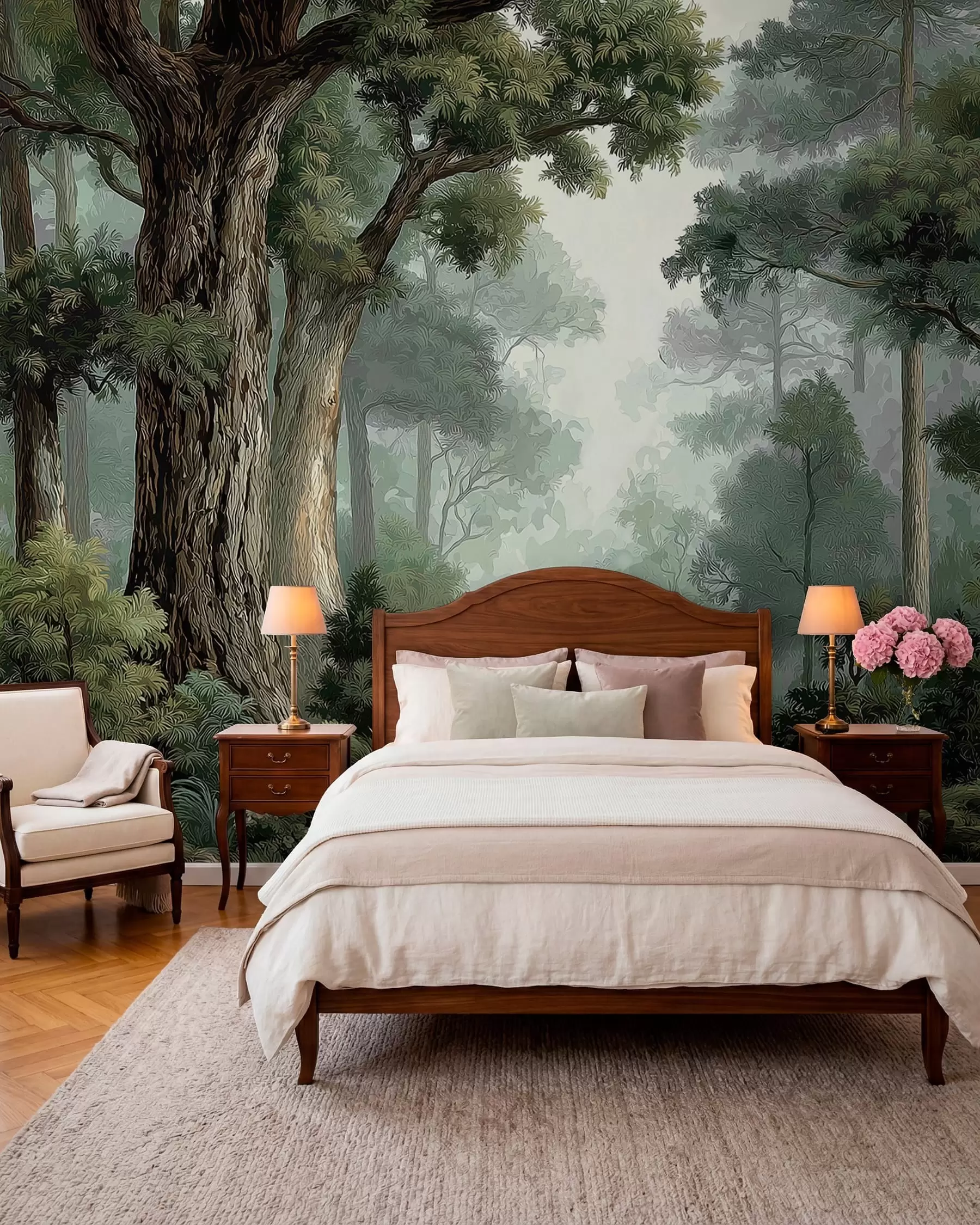 wall murals Forest in Shadow w05196