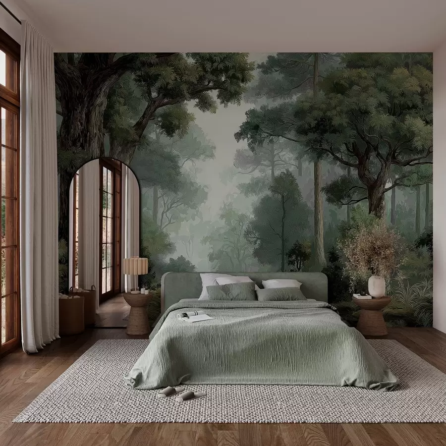 wall murals Deciduous forest w05196