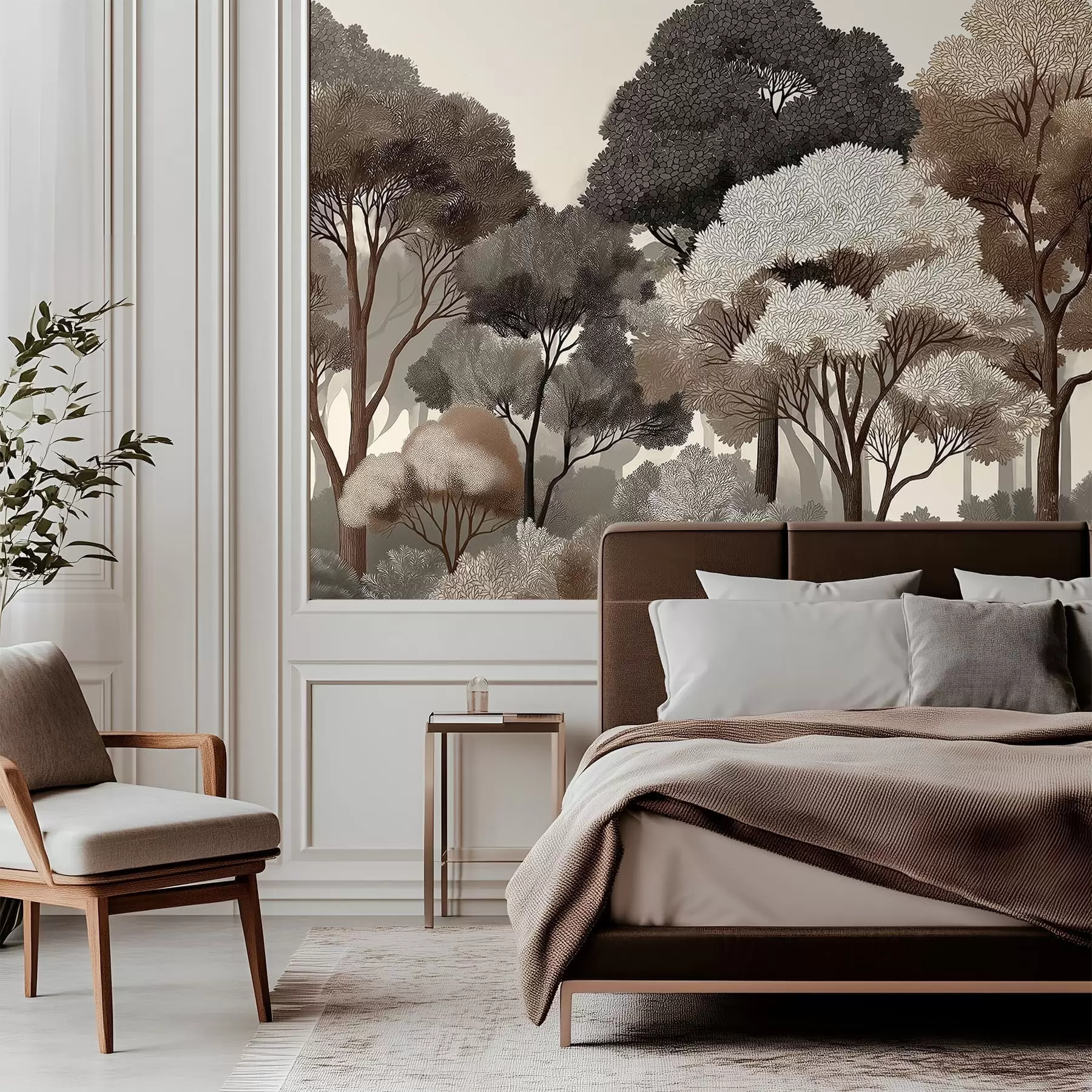 wall murals Deciduous forest w05198