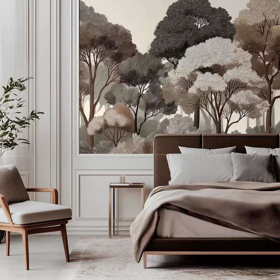wall murals Deciduous forest w05198