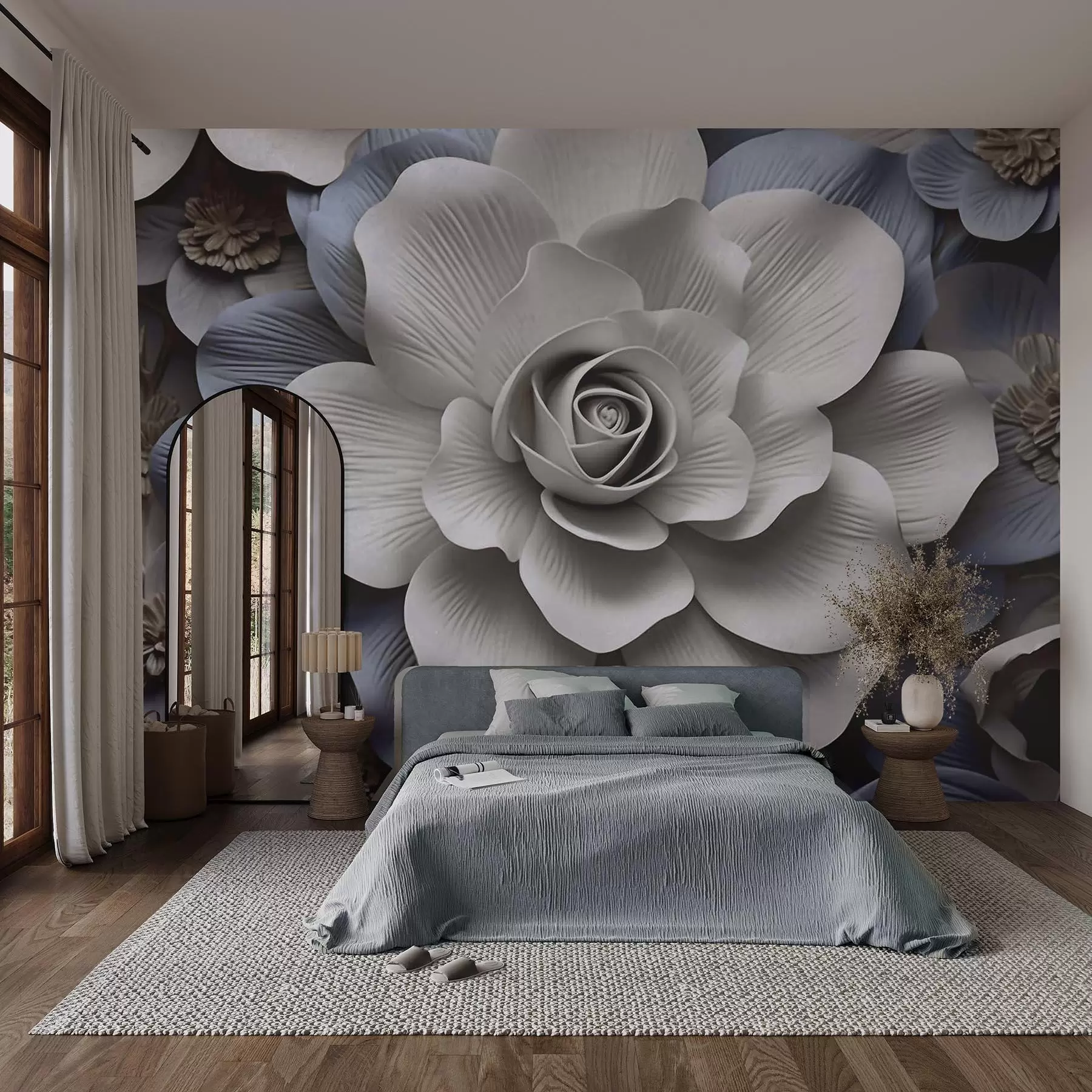wall murals Large flower w09698