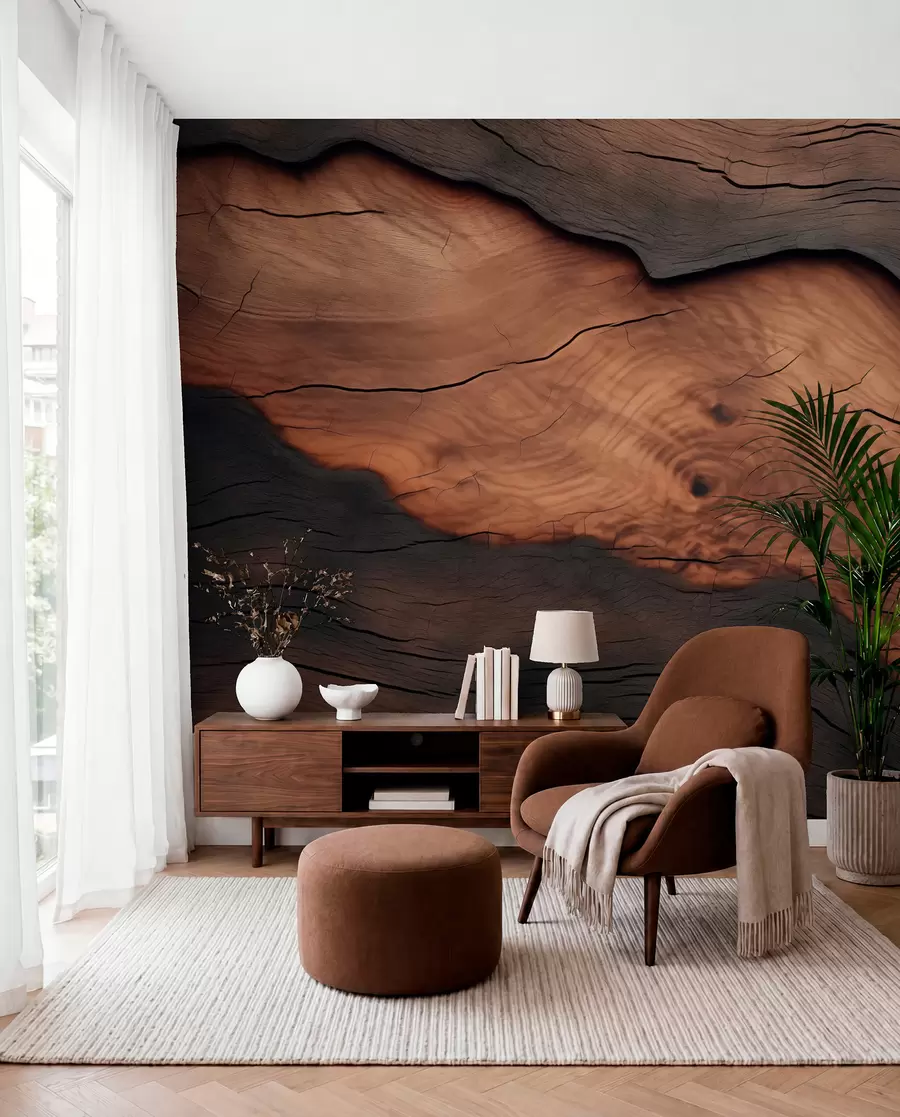 wall murals Imitation of tree bark w09705
