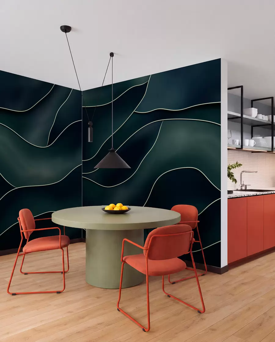 wall murals Abstract lines w05218v1