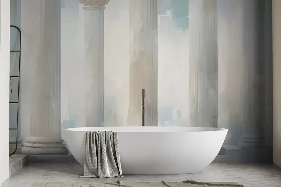 wall murals Columns imitation of painting w05228