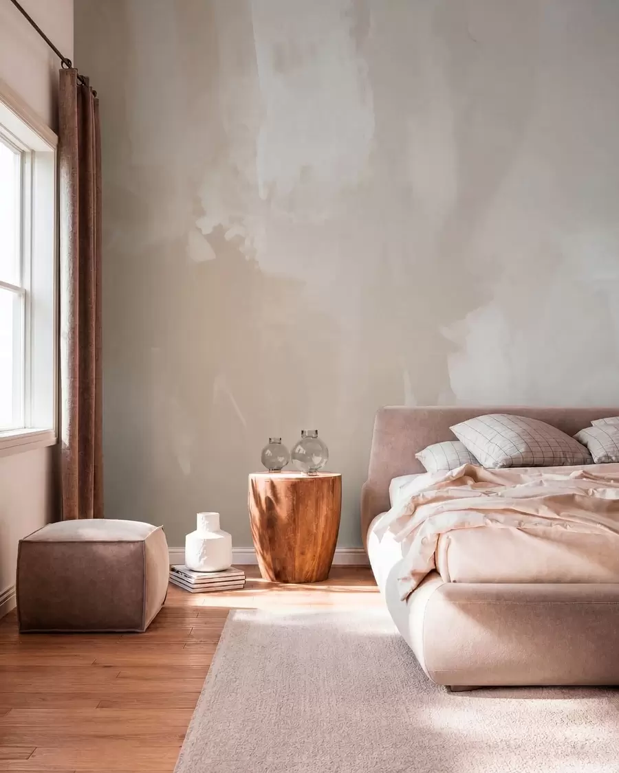 wall murals Pale Plaster Wash w05031