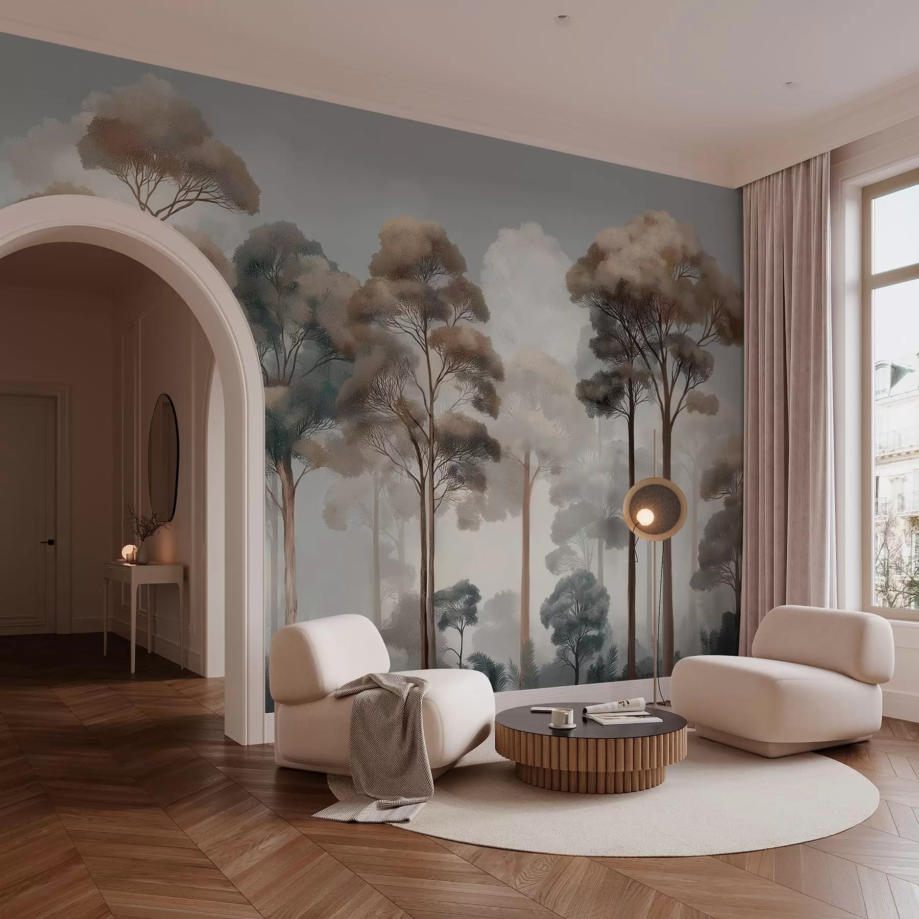 wall murals Deciduous forest w05195