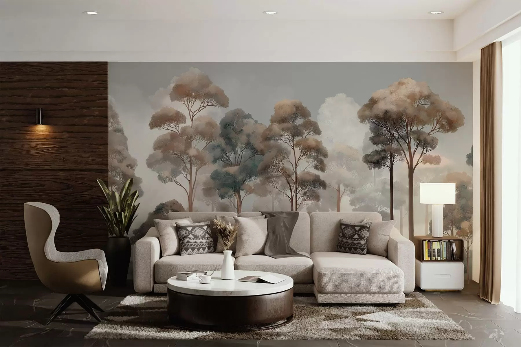 wall murals Deciduous forest w05195