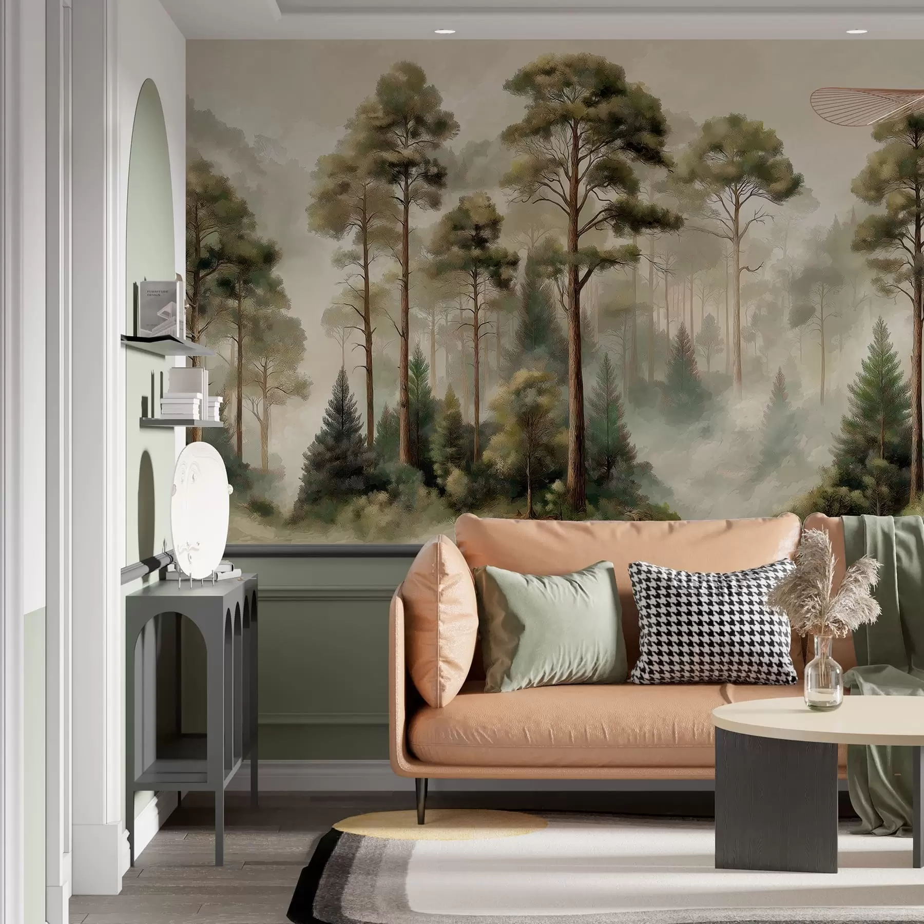 wall murals Deciduous forest w05197