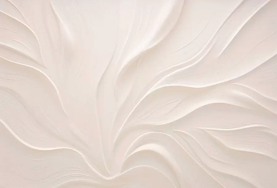 wall murals Delicate translucent leaves on a branch w05267