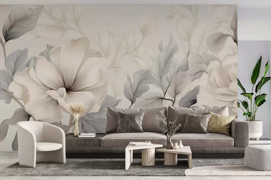 wall murals Fantasy flowers w05291