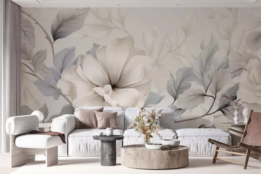 wall murals Fantasy flowers w05291
