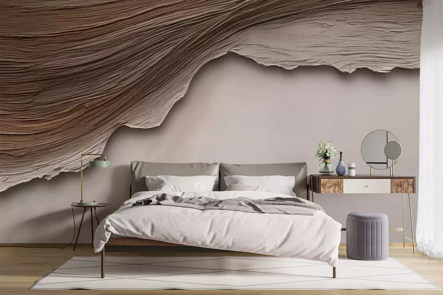 wall murals Wooden relief w05273