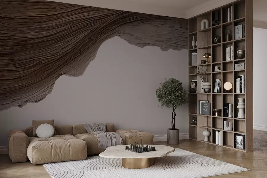 wall murals Wooden relief w05273