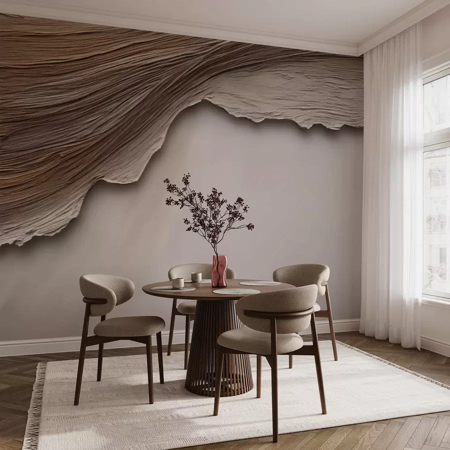 wall murals Wooden relief w05273