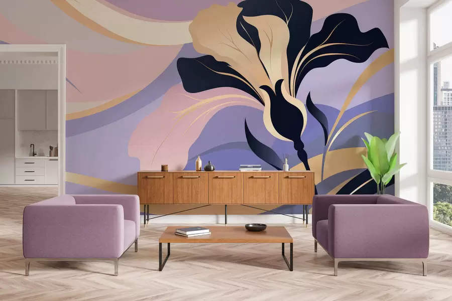 wall murals Abstract iris w05309