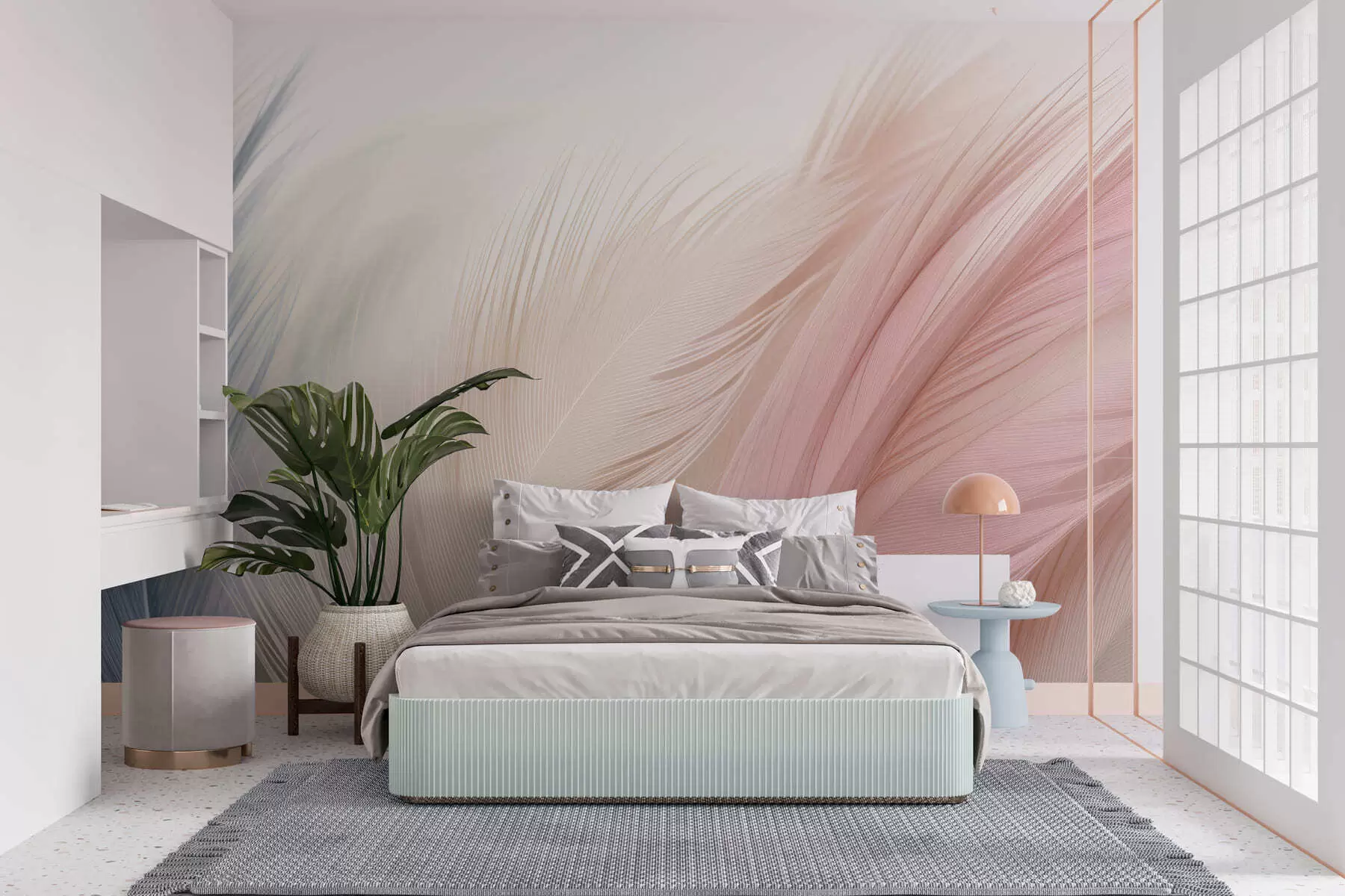 wall murals Breath of feathers w05312