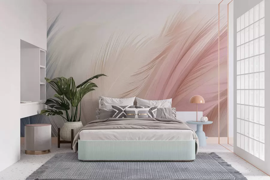 wall murals Breath of feathers w05312