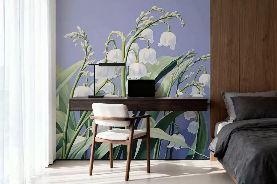 wall murals Lilies at dawn w05314