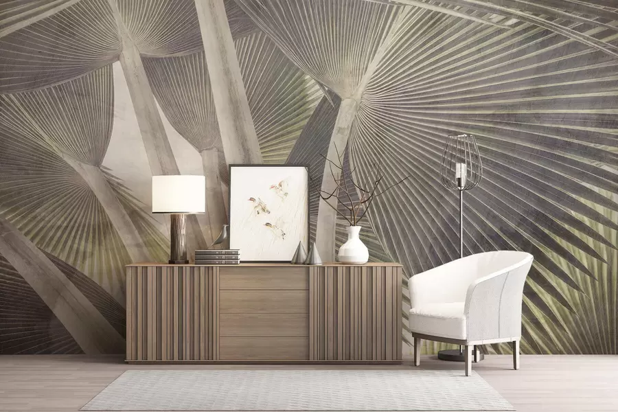 wall murals Leafy dreams w05358