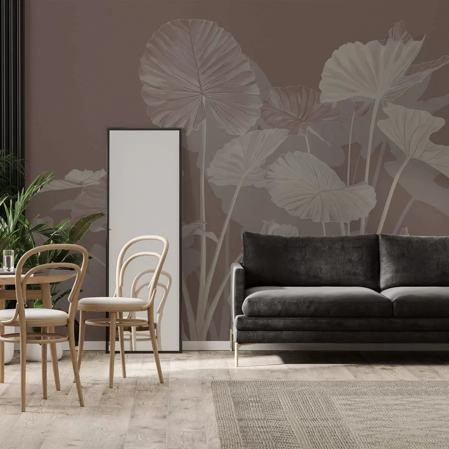 wall murals Garden of painted lotuses w05364v2