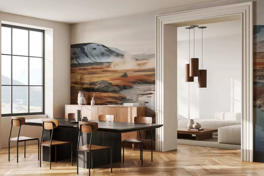 wall murals River valley w05365