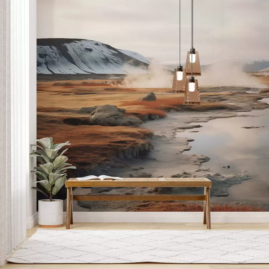 wall murals River valley w05365