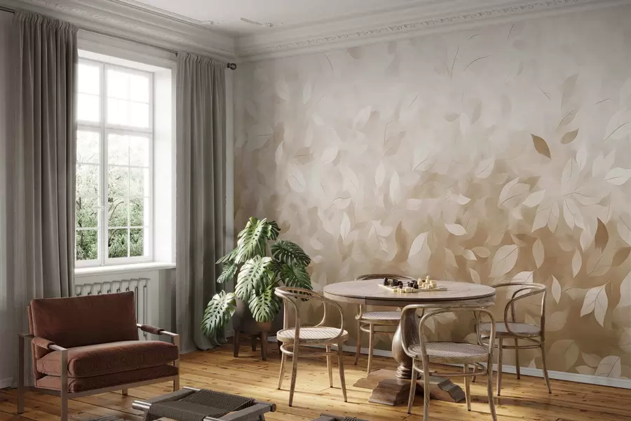 wall murals Leafy whisper w05277