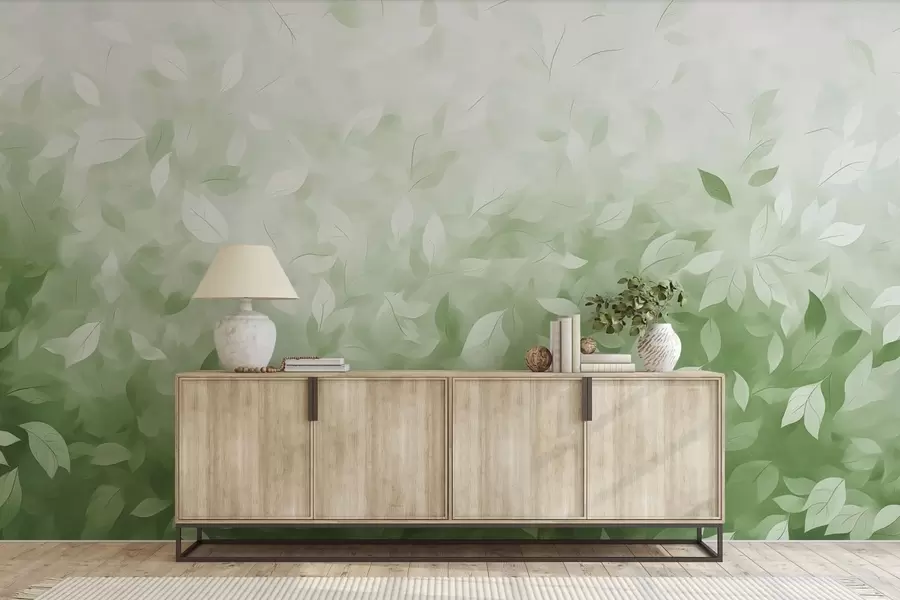 wall murals Leafy whisper w05277v1