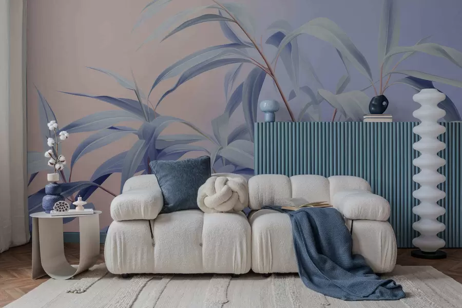 wall murals Melody of foliage w05366