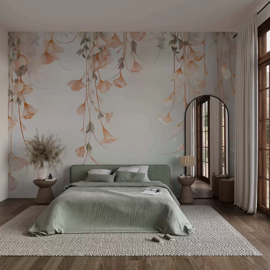 wall murals Hanging Floral Branches w05344