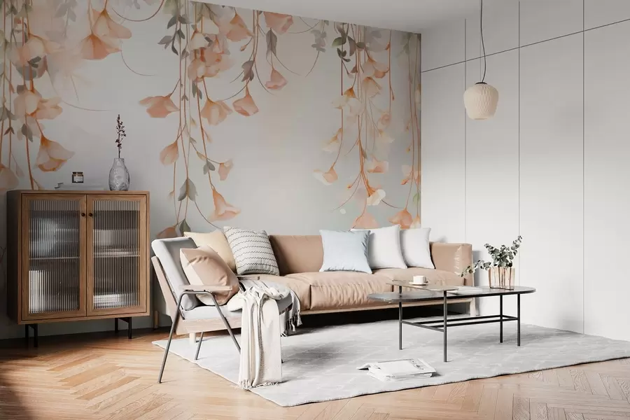 wall murals Hanging Floral Branches w05344